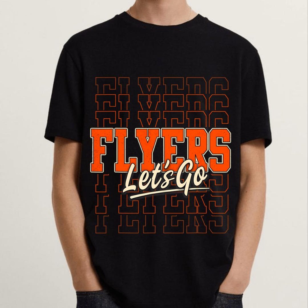 Flyers Script PNG, Hockey PNG, Old School Sports - Etsy