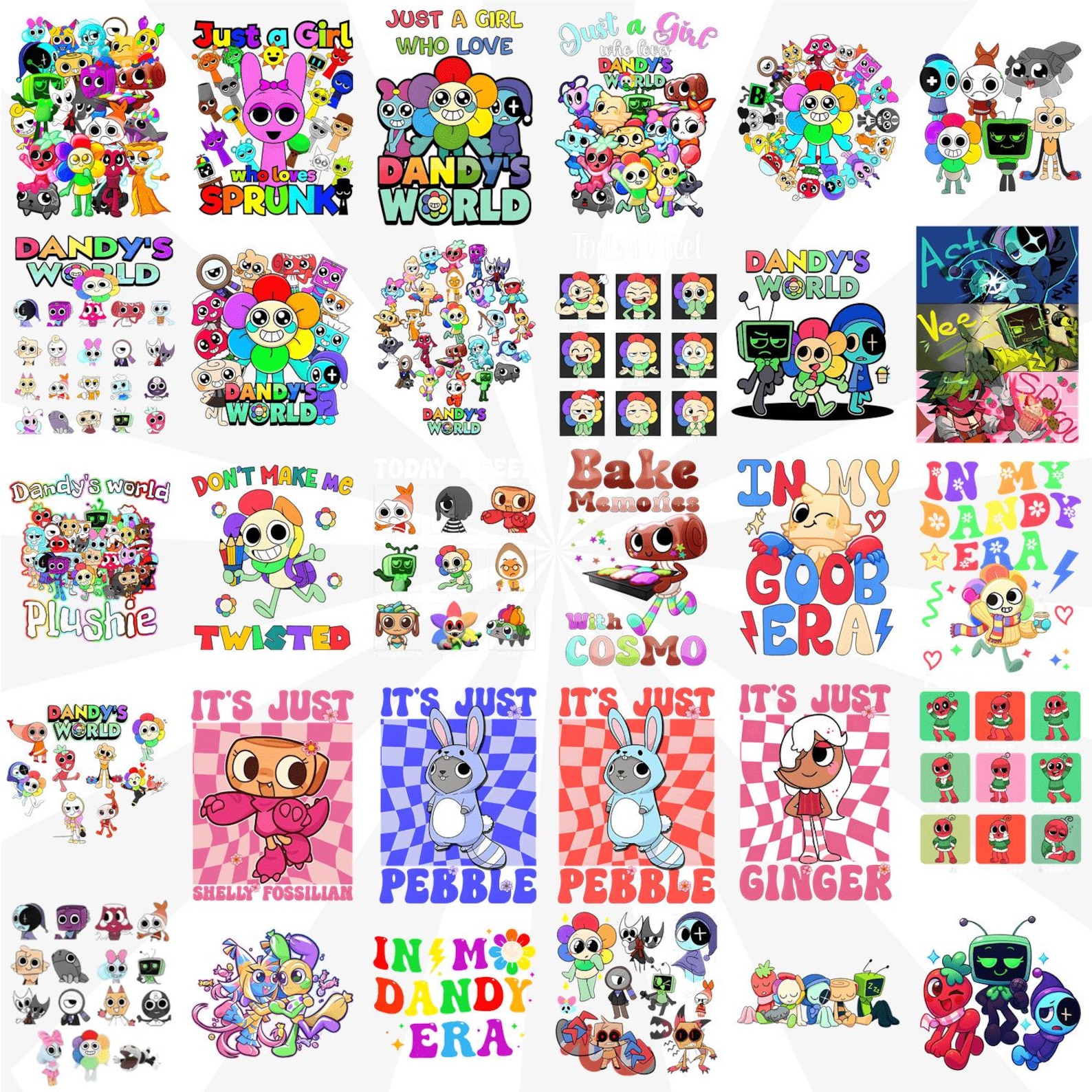 Dandy's World PNG, Dandy's World Cartoon PNG - Etsy