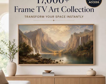 17.000+ Frame TV Art Collection | Bilderrahmen TV Art | Vintage & berühmte Gemälde | Digitaler Download | Komplettes Kunst-Bundle