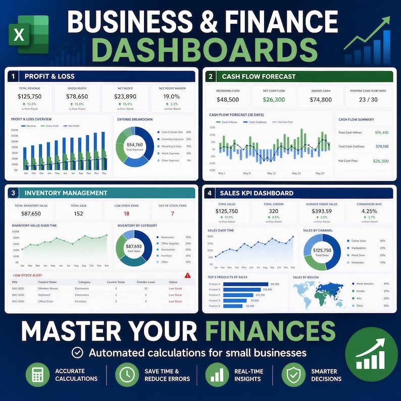 500+ Editable Excel Spreadsheet Templates Bundle – MRR & PLR Resell ...