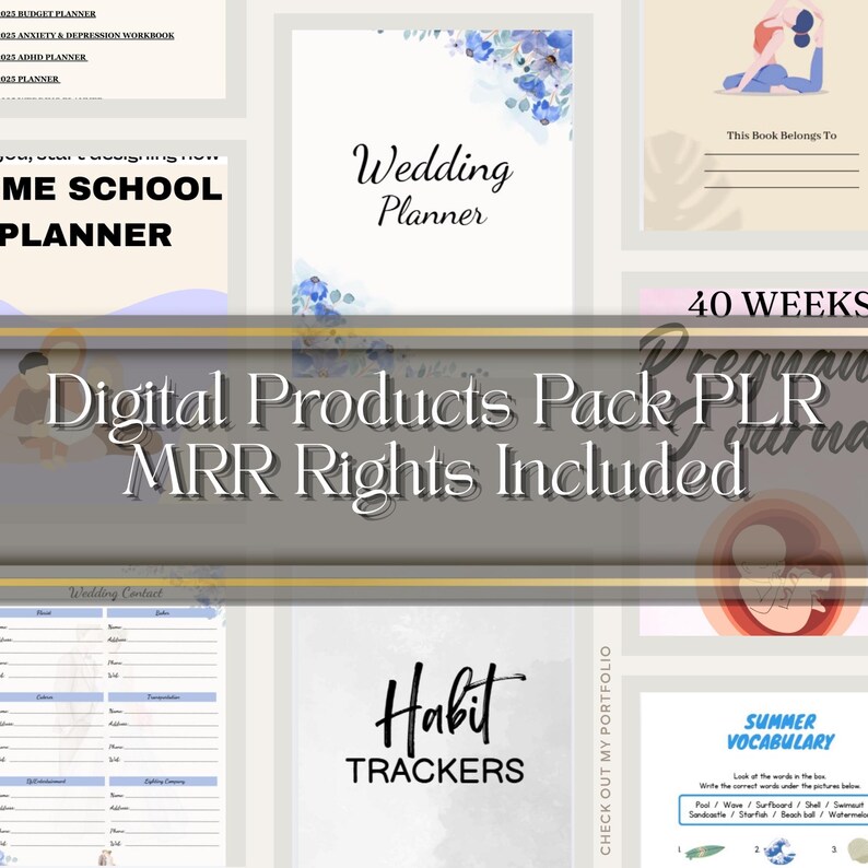 14500+ Canva PLR MRR Templates Bundle, Editable Digital Planners ...