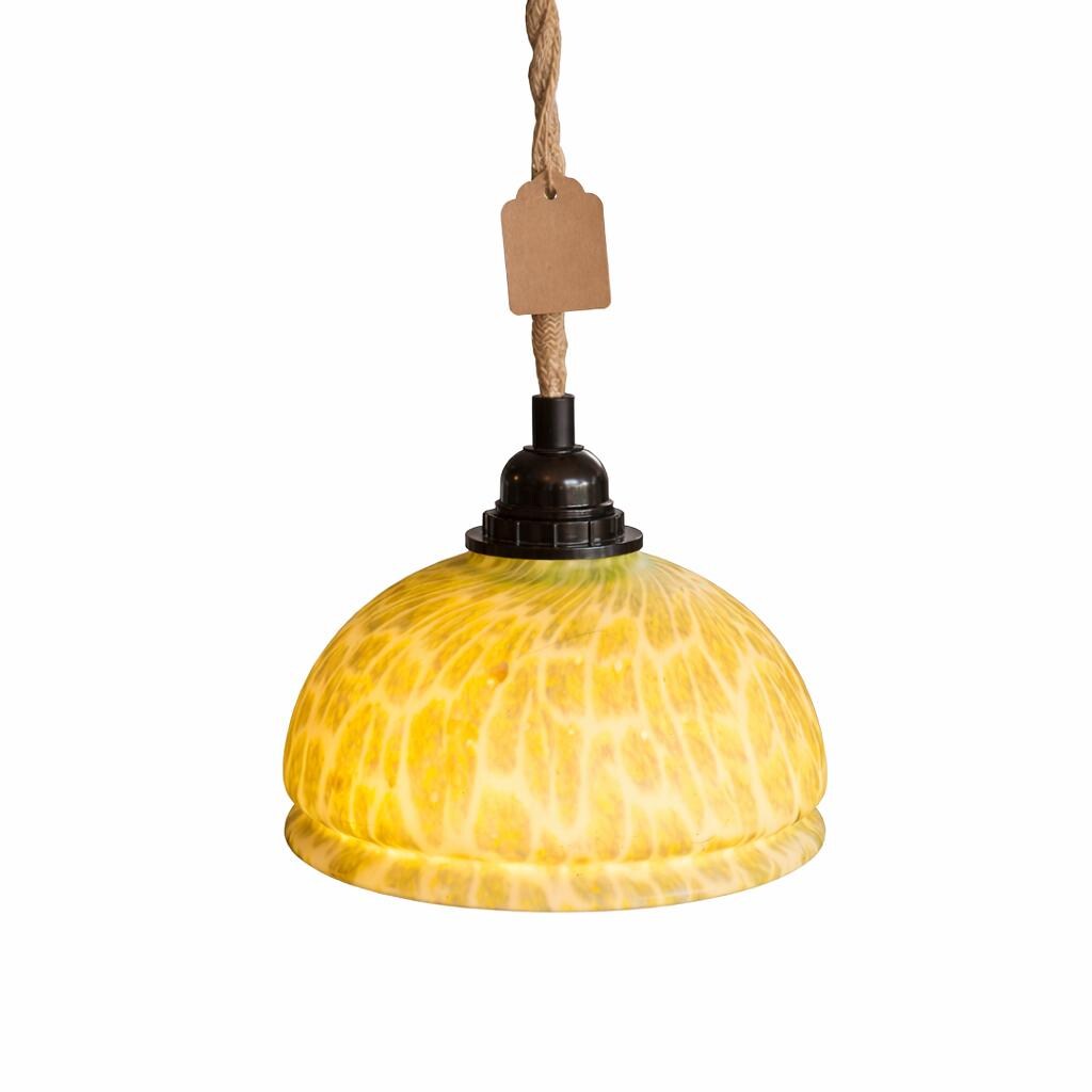 TRES BELLE TULIPE Ancienne En Opaline Abat Jour Globe Art Déco parfait