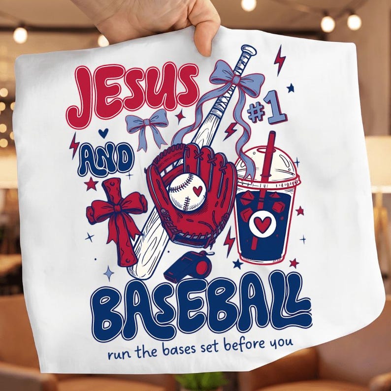 Jesus and Baseball PNG, Christian Baseball, Game Day PNG - Etsy