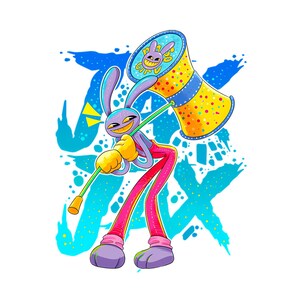 Jax TADC PNG, The Amazing Digital Circus PNG