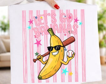 Banana Baseball PNG, Let's Go Banana Png, Sports Team