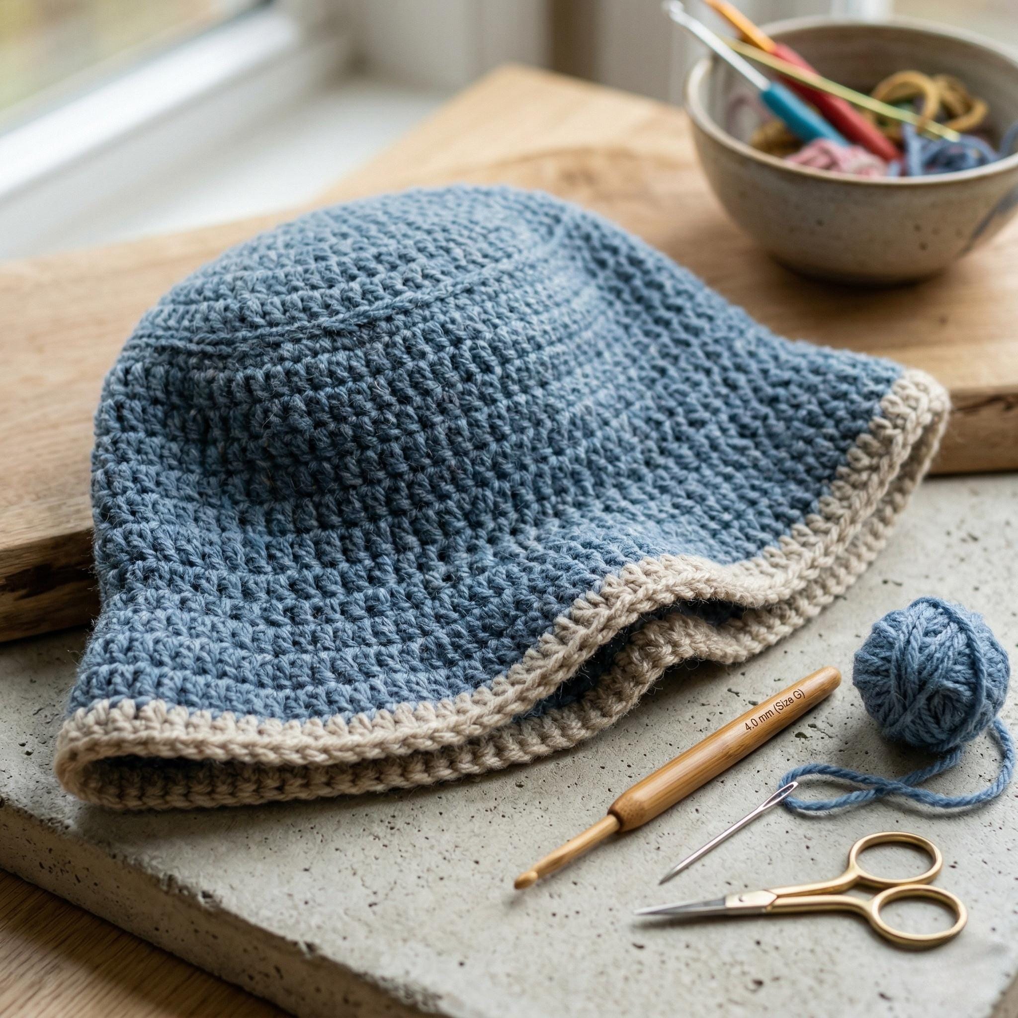 Easy Crochet Bucket Hat Pattern Beginner Friendly Summer