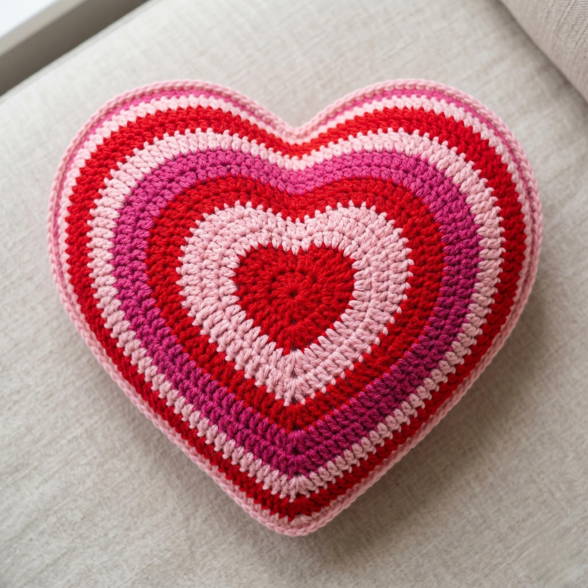 40 Heart Pillow Crochet Patterns for Cozy Home Decor and Handmade Gifts 15 Crochet Heart Pillow