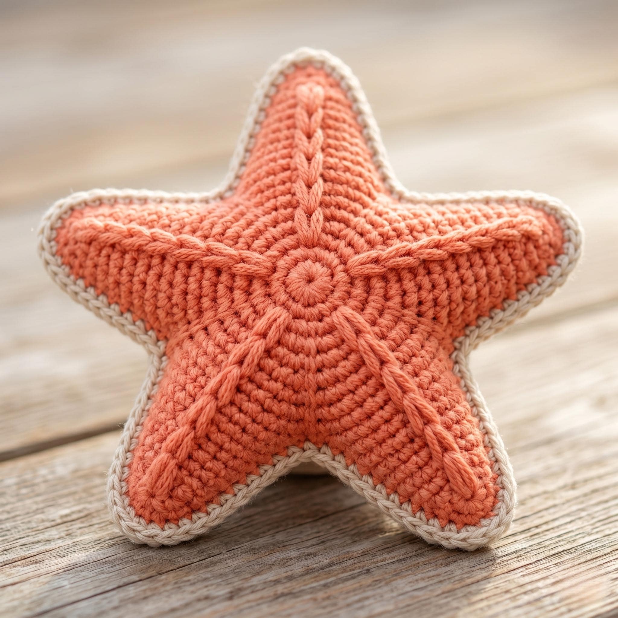 37 Starfish Crochet Patterns for Sea-Inspired Amigurumi, Plush, and Decor 3 Beginner Puffy Starfish Crochet