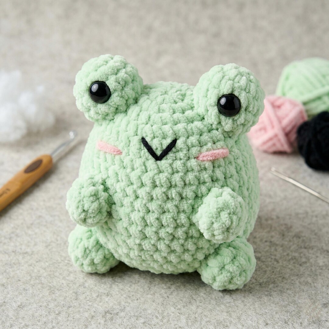 No Sew Froggy Crochet Pattern PDF | Amigurumi Plush Toy (instant ...