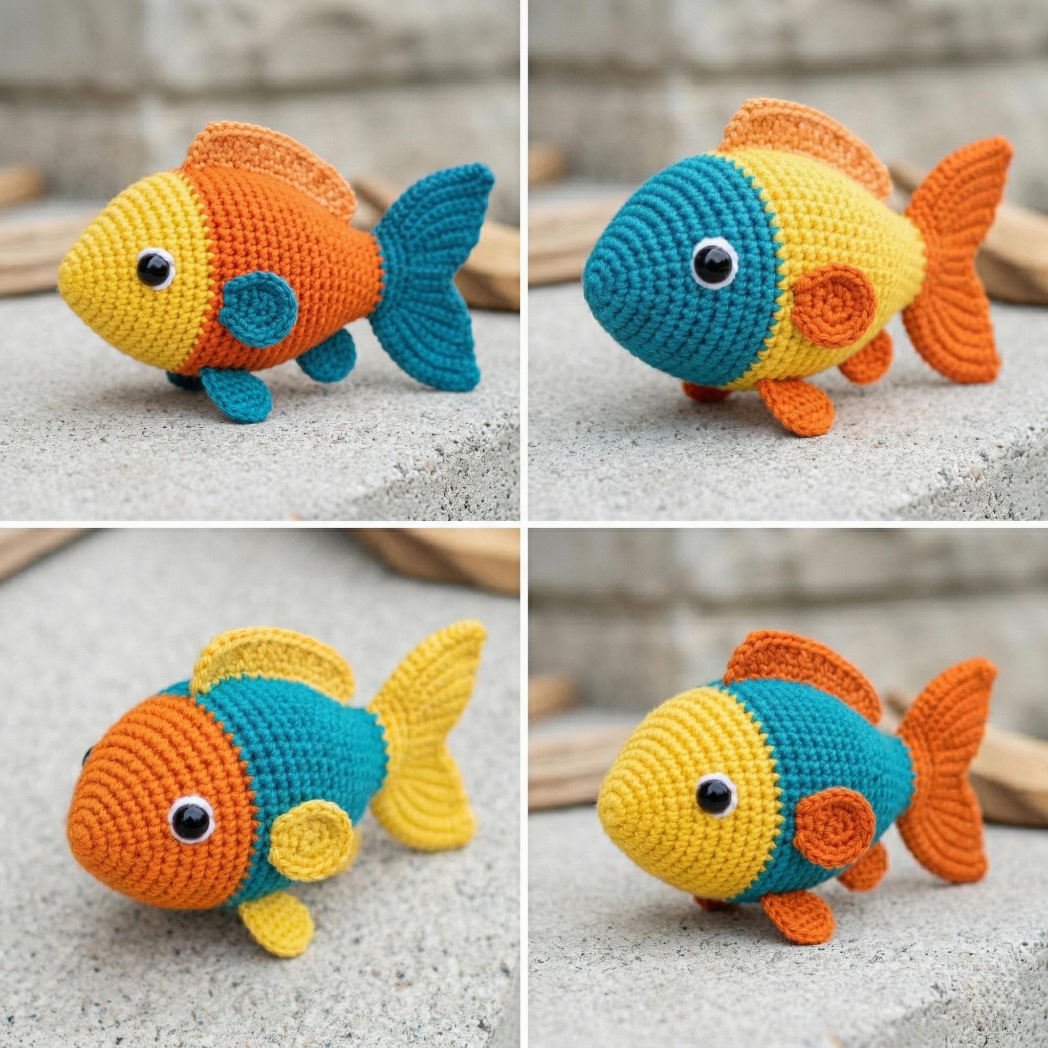 Mini Crochet Fish Mini Amigurumi Fish Crochet Pattern, Beginner Friendly Toy (PDF ...