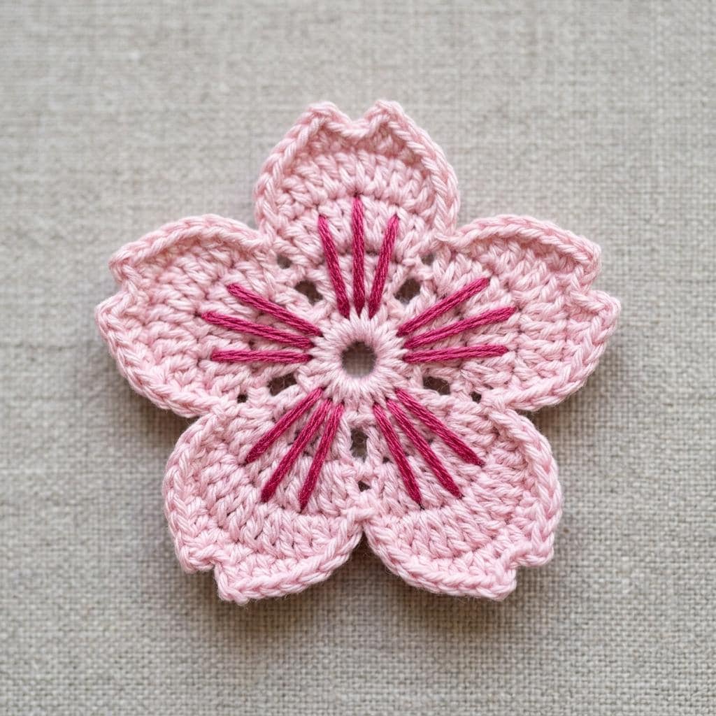 Beginner Sakura Flower Applique Pattern