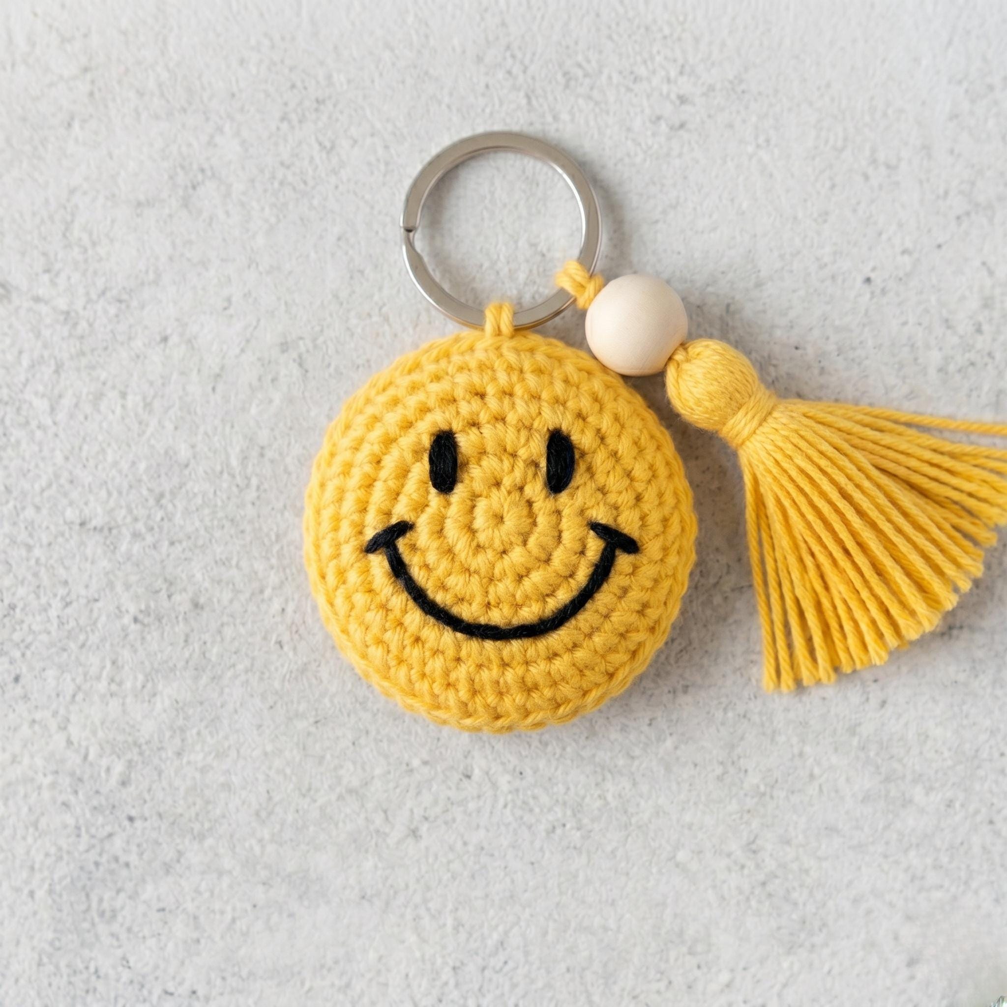 スマイリーフェイス キーホルダー SMILEY FACE スマイリー - キラキラ