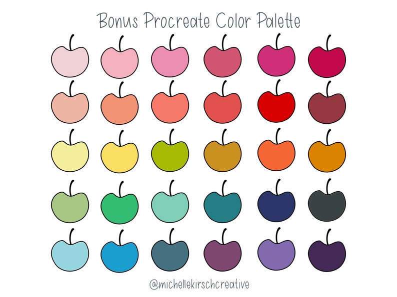 Candy Procreate Brushes: Sweet Treats Stamp Set (digital Download) - Etsy