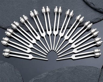 Stämgaffelset för ryggrad (viktad) med aktivator | Precisionsljudterapiverktyg