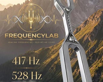417 Hz 528 Hz Tuning Forks  Intuition Heart Awakening Frequency Tool