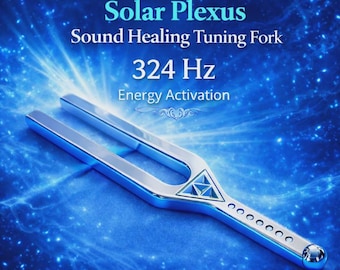 E324 Hz Solar Plexus (Manipura) Chakra Stämgaffel – Energibalans och Healing