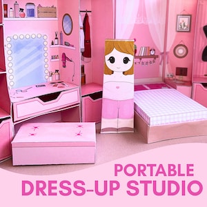 Paper Dress Up Studio Kit | Miniature Fashion Toy (Digital Download)