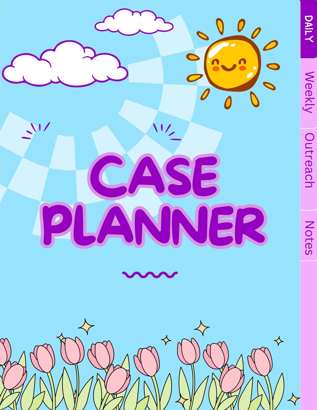 Case Planner Printable | Daily Weekly Caseload Organizer (digital ...