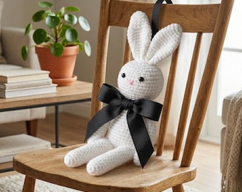 Easy Crochet Bunny Pattern PDF | Amigurumi Rabbit Plush Toy (Beginner-Friendly)