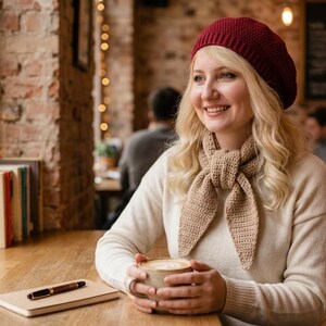 Triangle Pointed Neck Scarf, “Easy Crochet Scarf Pattern, Beginner Friendly DIY Wrap PDF