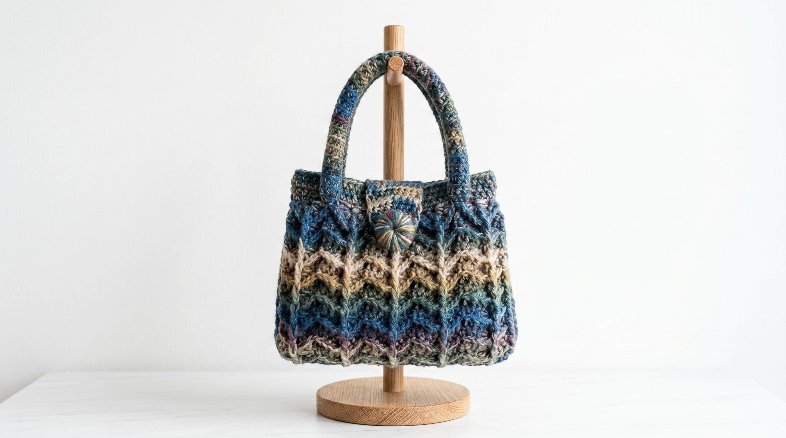 29 Modern Crochet Patterns to Refresh Your Handmade Style Today 21 Textured Shell Stitch Handbag Pattern