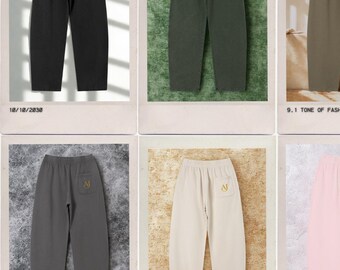 Unisex Vintage Wash Loose Sweatpants | Oversized Baggy Joggers | Urban Streetwear Aesthetic Pants | Heavyweight Cotton Trousers | AJattitude