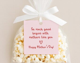 LDS Mother's Day Gift Tag | Mothers Day Ministering Printable | Relief Society Gift Ideas | Instant Download PDF