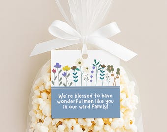 LDS Elders Quorum Gift Tags | Father's Day Gifts | Ministering Ideas | Priesthood Printables | Church Father's Day Gifts