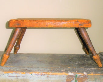 Antique Primitive Milking Stool