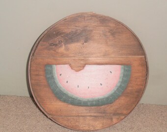 Vintage Cheese Box with Watermelon