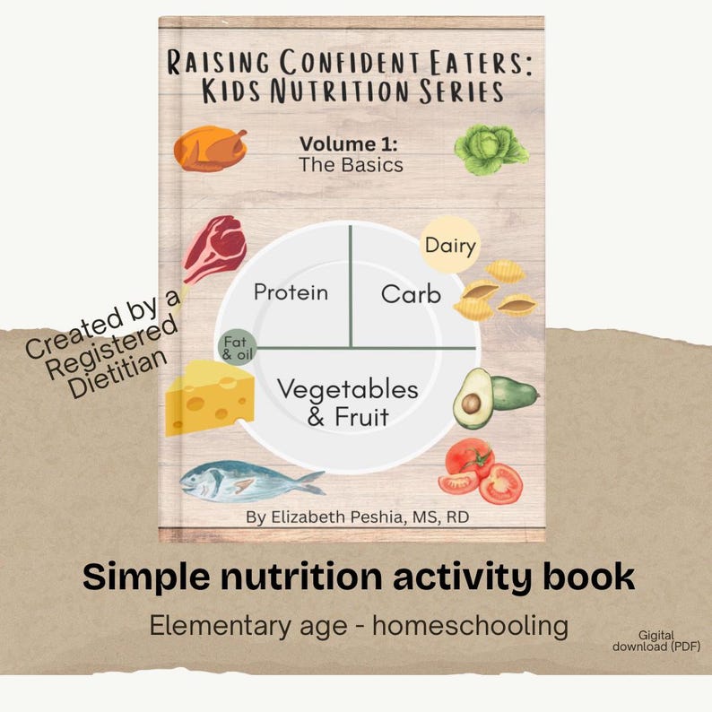 Printable Kids Nutrition Worksheets | Healthy Eating Activity Book ...