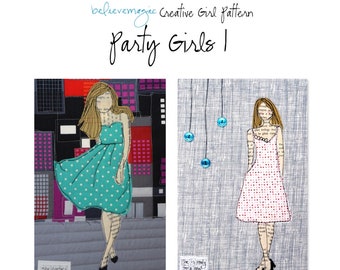 Appliqué Quilt Pattern - Party Girls 1 Pattern - PDF