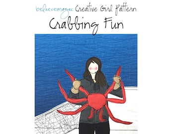 Appliqué Quilt Pattern - Crabbing Fun - PDF