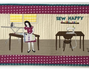 Appliqué Quilt Pattern - Sew Happy Home - PDF
