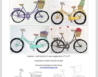 Bicycles Pattern - PDF