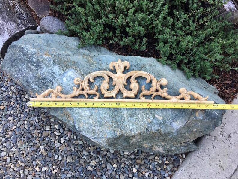 Vintage Cast Iron Door Topper Antique Metal Door Topper | Etsy