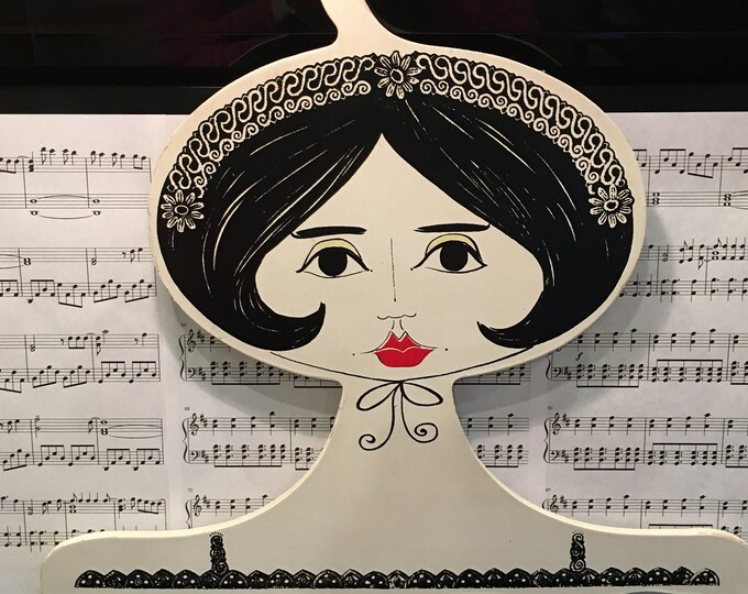 Vintage Woman Face Hanger Boutique Face Hanger 1960s Vintage Etsy