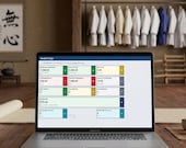 DojoOrganizer | Dojo & Gym Manager Google Sheets Template | Member Tracking, Payments, Ranks, Dashboard