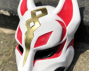 Maschera da drift in resina di alta qualità, indossabile, Fortnite, accessorio premium in resina - Casco da gioco Urban Legend - Fan art professionale rifinito a mano