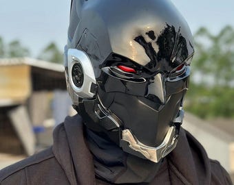 Ultimate Armored Bat Hero Helmet - High-Detail Resin Cosplay Cowl - Movie Accurate Fan Art