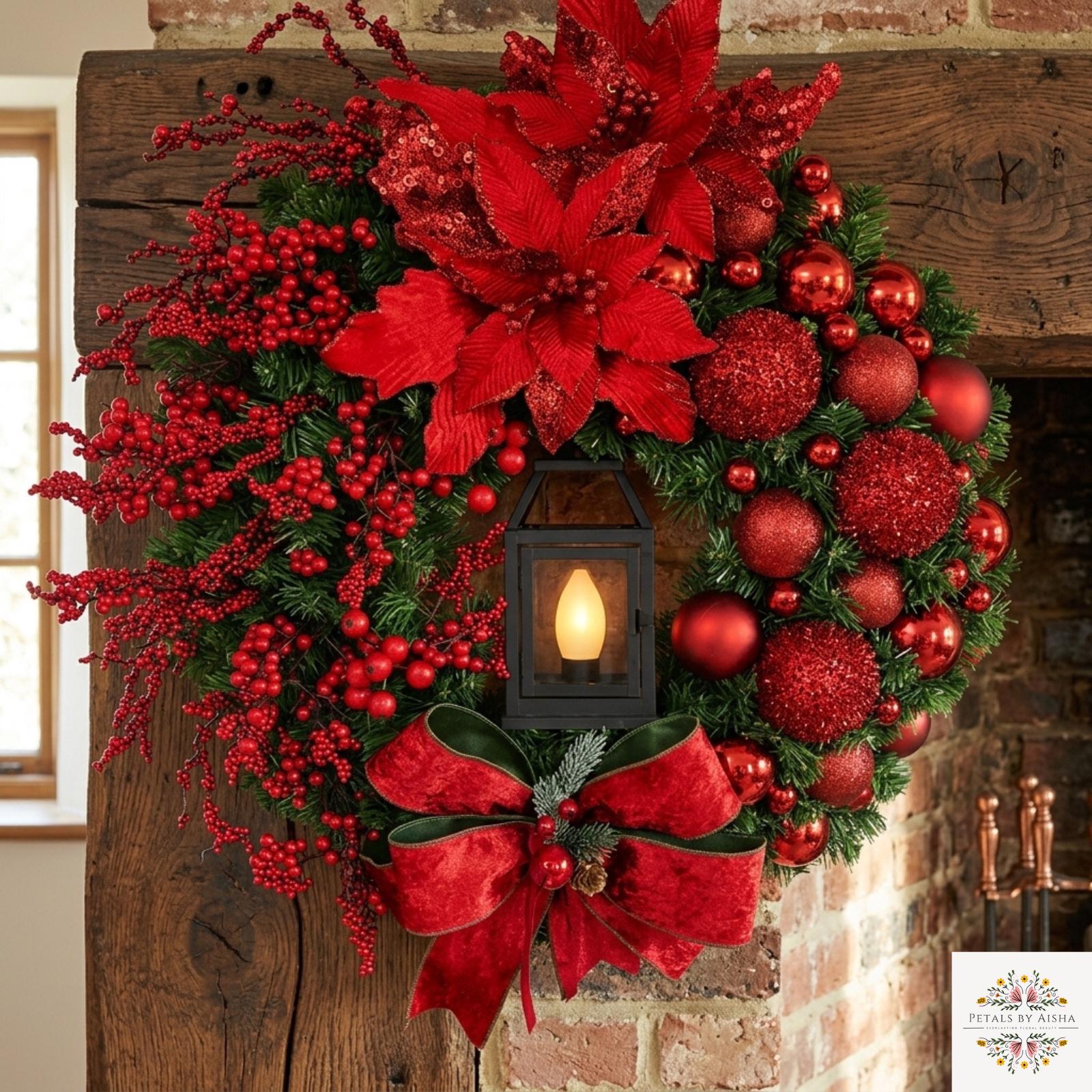 Large Christmas Wreath - Etsy