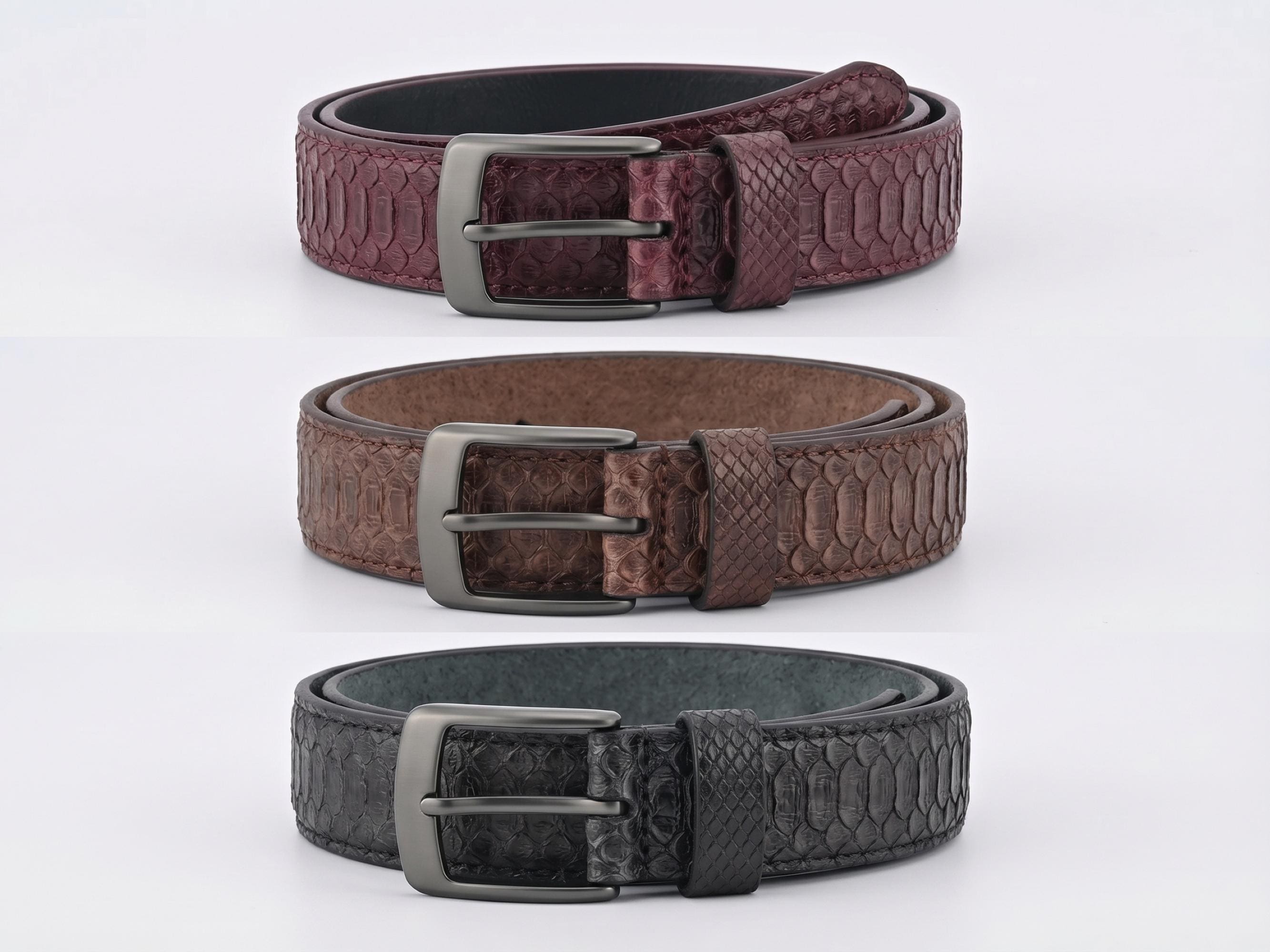 Python Western Belt - Etsy