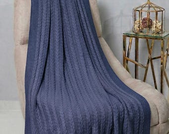 Authentic Orenburg Wool Throw Blanket