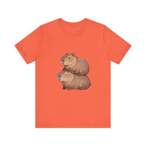Capybara Stack T-Shirt | Wholesome Animal Friend Group Tee