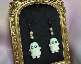 Whimsical ghost earrings