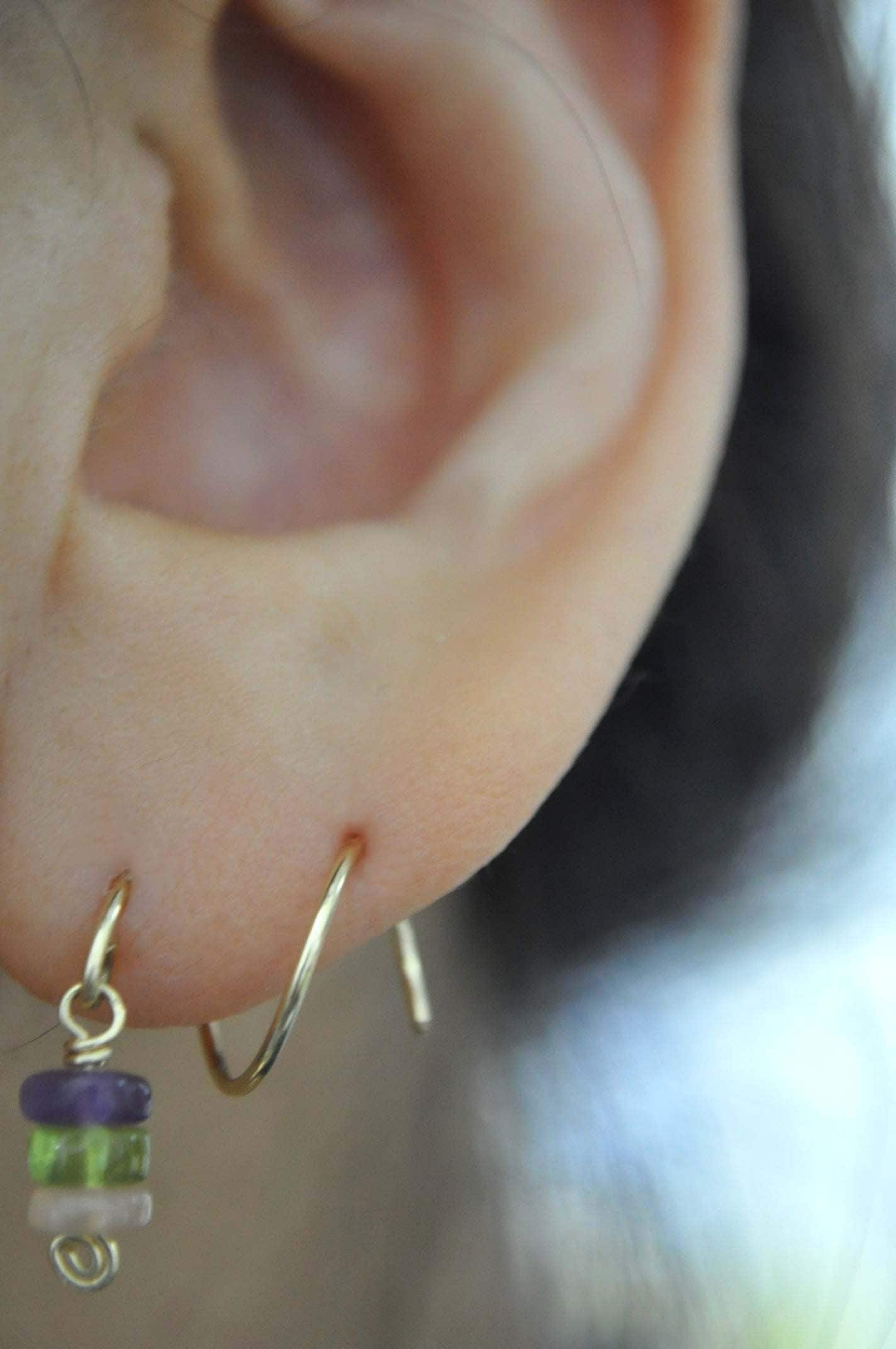 Ruby Lena Double Swirl Earrings