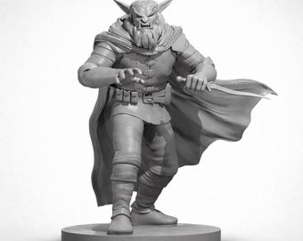 Bugbear Miniature, Unpainted RPG Model for Dungeons & Dragons