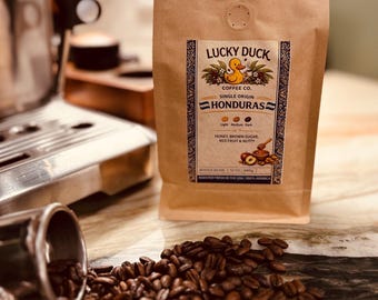 Honduran Single Origin Arabica Coffee Beans | Medium Roast, Honey, Brown Sugar, Nutty