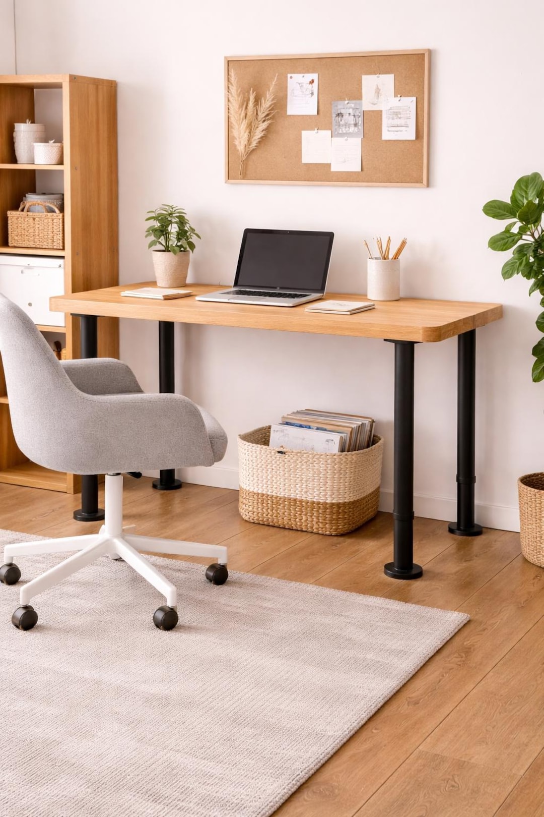 Adjustable Metal Table Legs 72–110cm – Retractable Furniture Legs, Bar ...