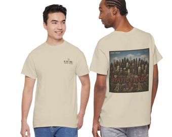 Static Fields™ Album Series SF-010 Vintage Electricity Insulator Graphic T-Shirt British Industrial Art Pylon Tee Garden Design